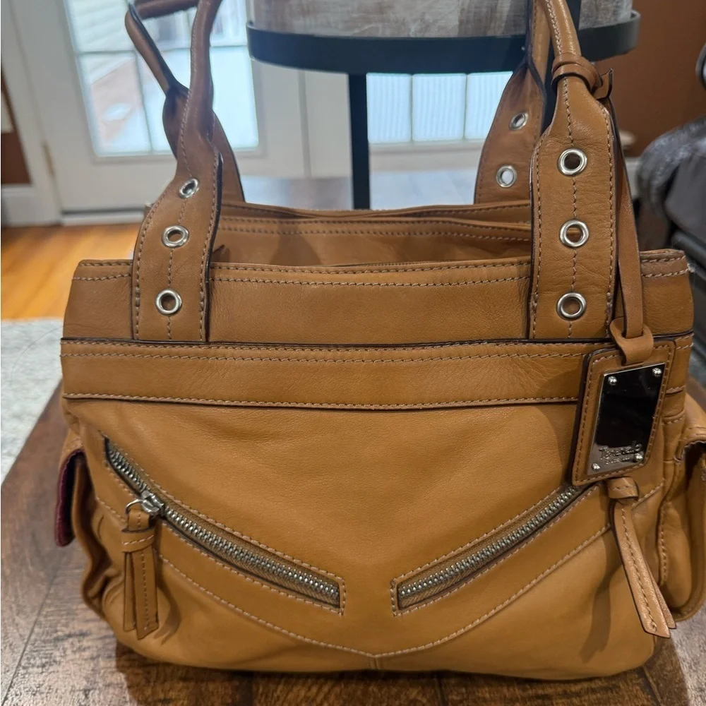 Tignanello Tan Leather Handbag